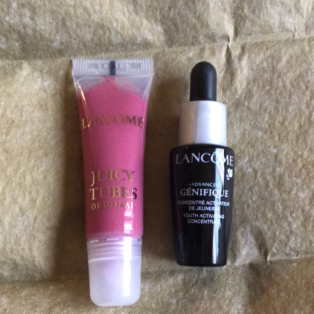 Lancôme🔮 mkup/bag + 1 & mini duo . Lancôme listing.